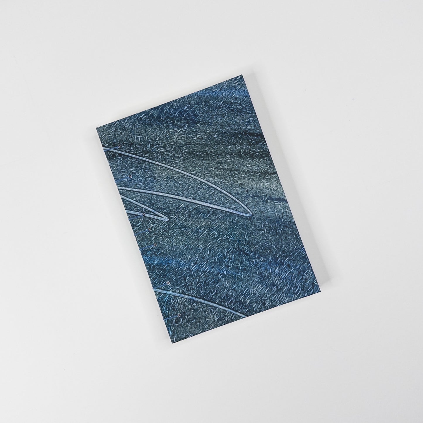Coptic Stitch Handmade Book - Blue and Black