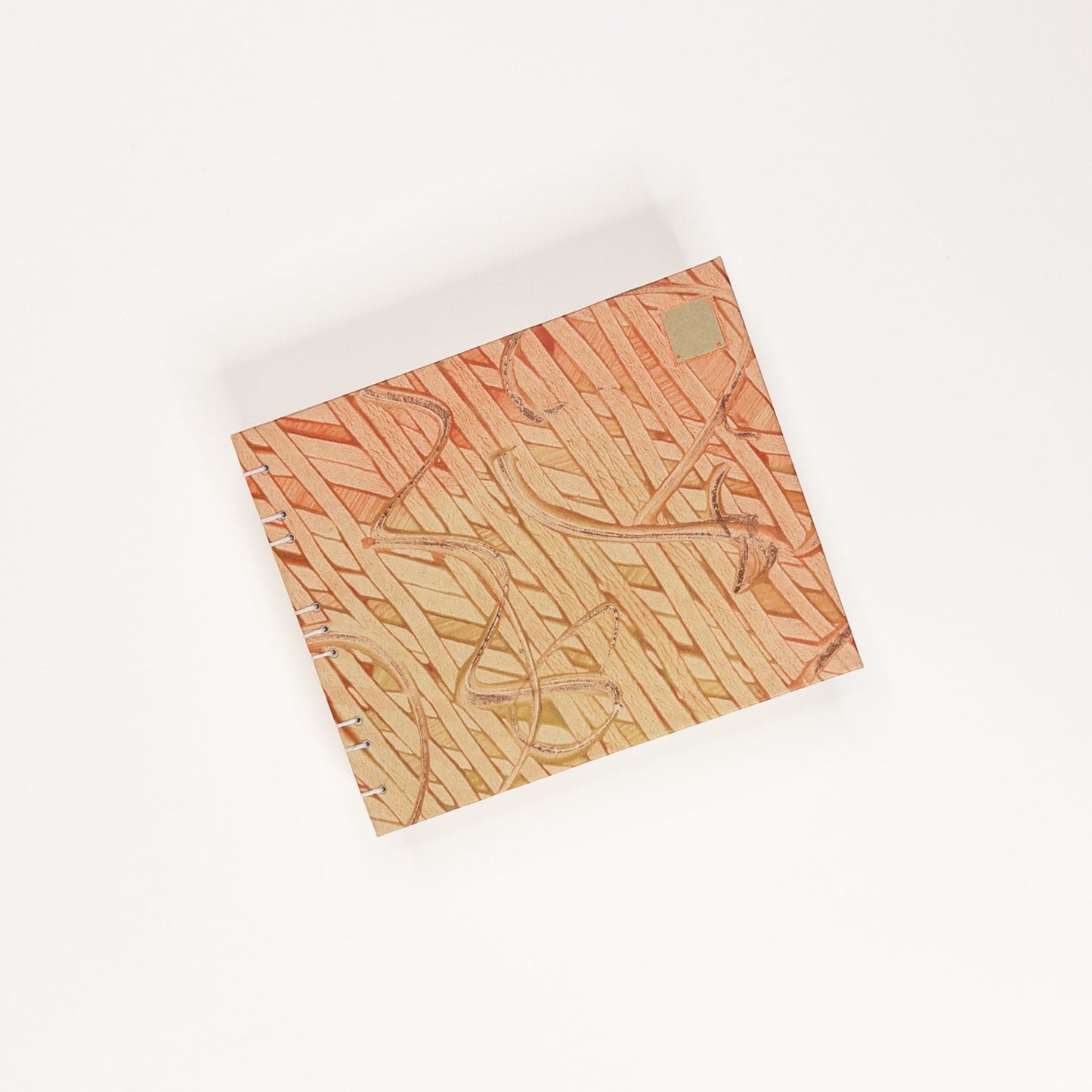 Coptic Stitch Handmade Book - Brown, Orange and Copper