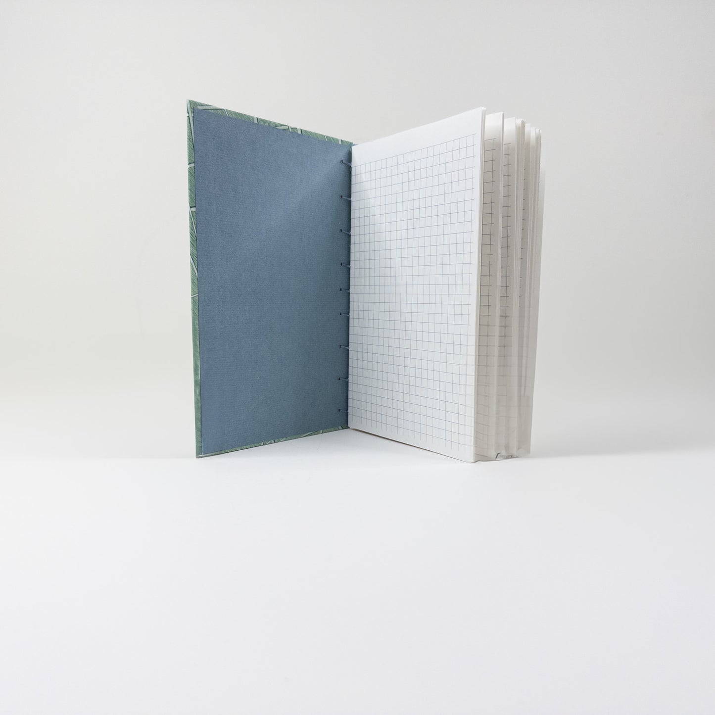 Coptic Stitch Handmade Book - Blue and Green