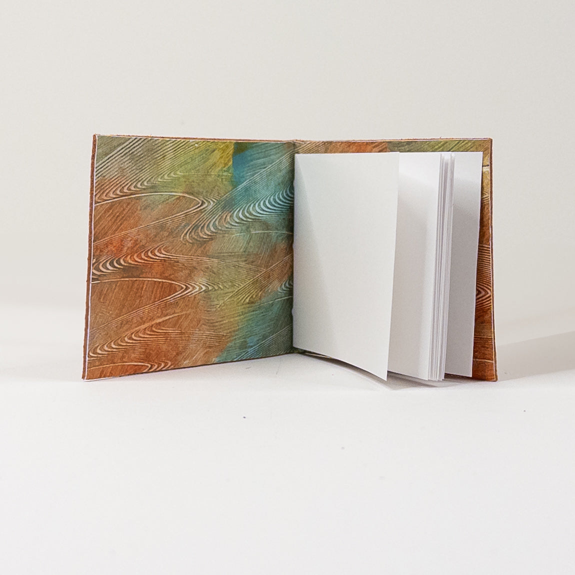 Leather Soft Cover Pamphlet-Style Book - Orange