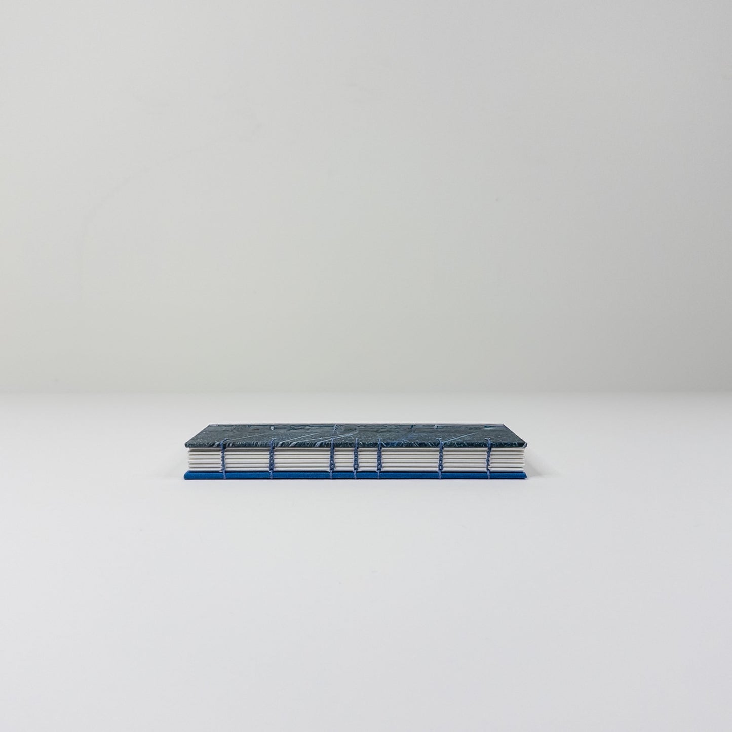 Coptic Stitch Handmade Book - Blue and Black
