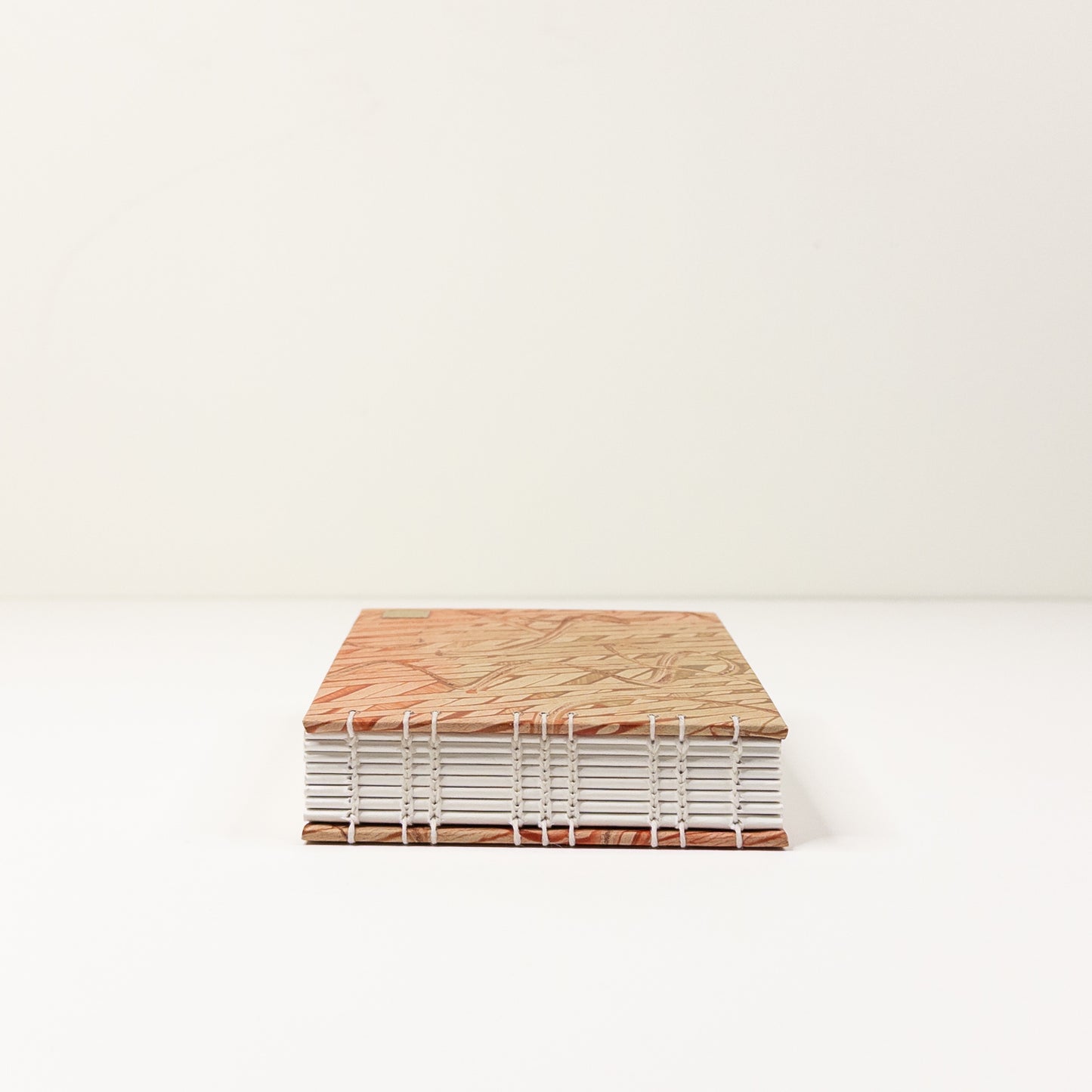 Coptic Stitch Handmade Book - Brown, Orange and Copper