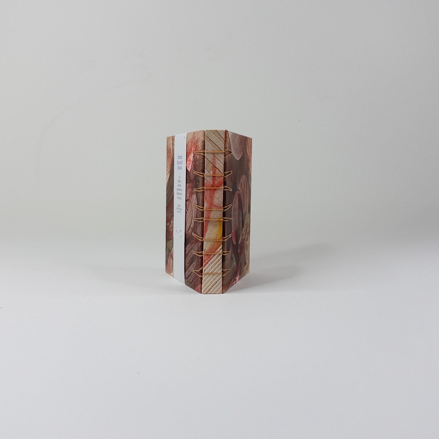 Secret Belgian Hand Bound Book - Gold, Orange and Brown