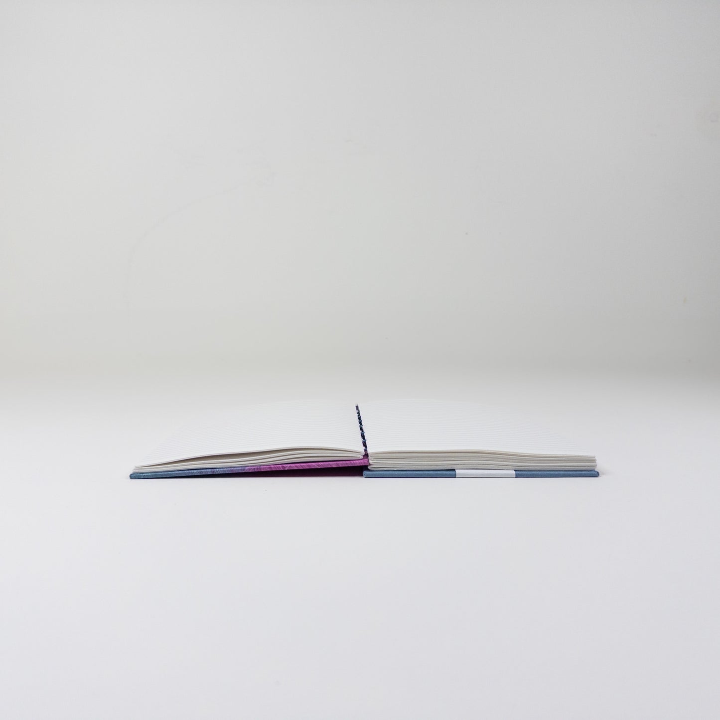 Coptic Stitch Handmade Book - Pink and Teal