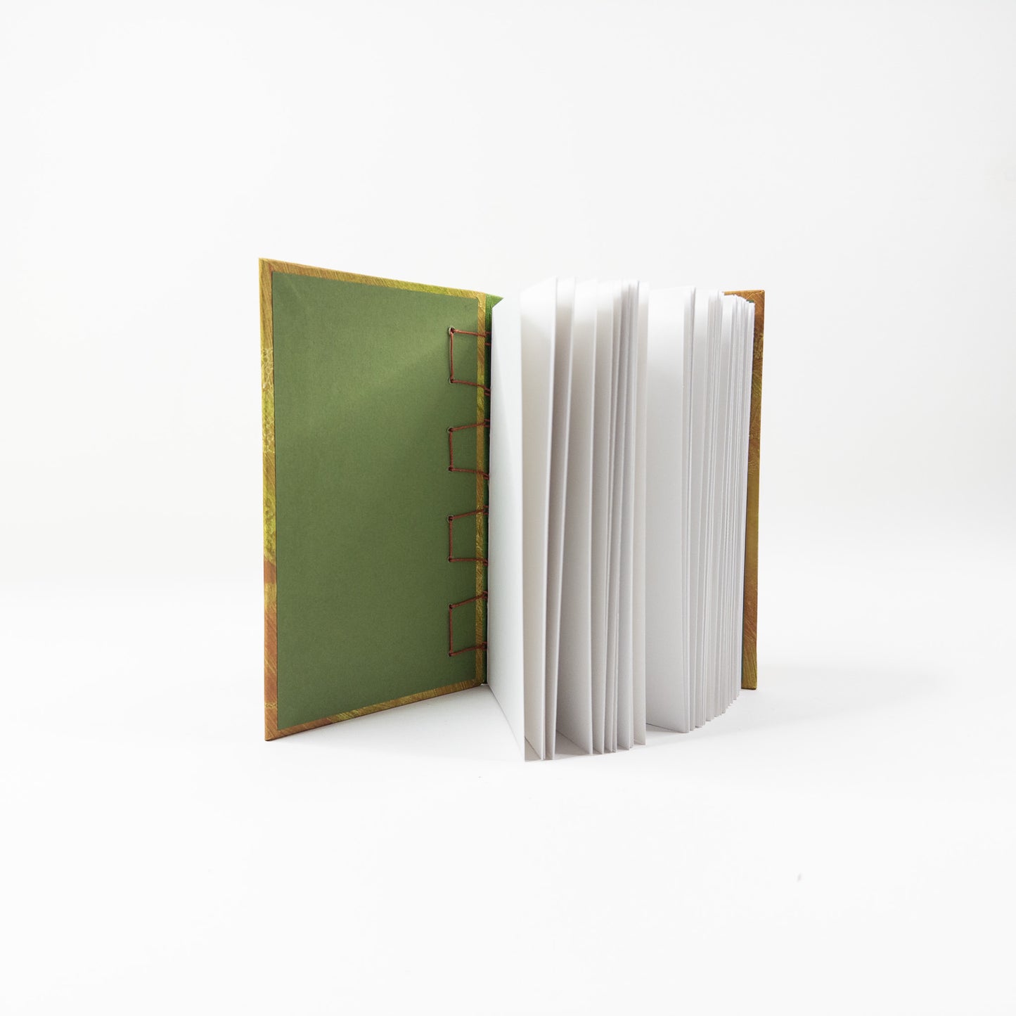 Secret Belgian Hand Bound Book - Copper and Green