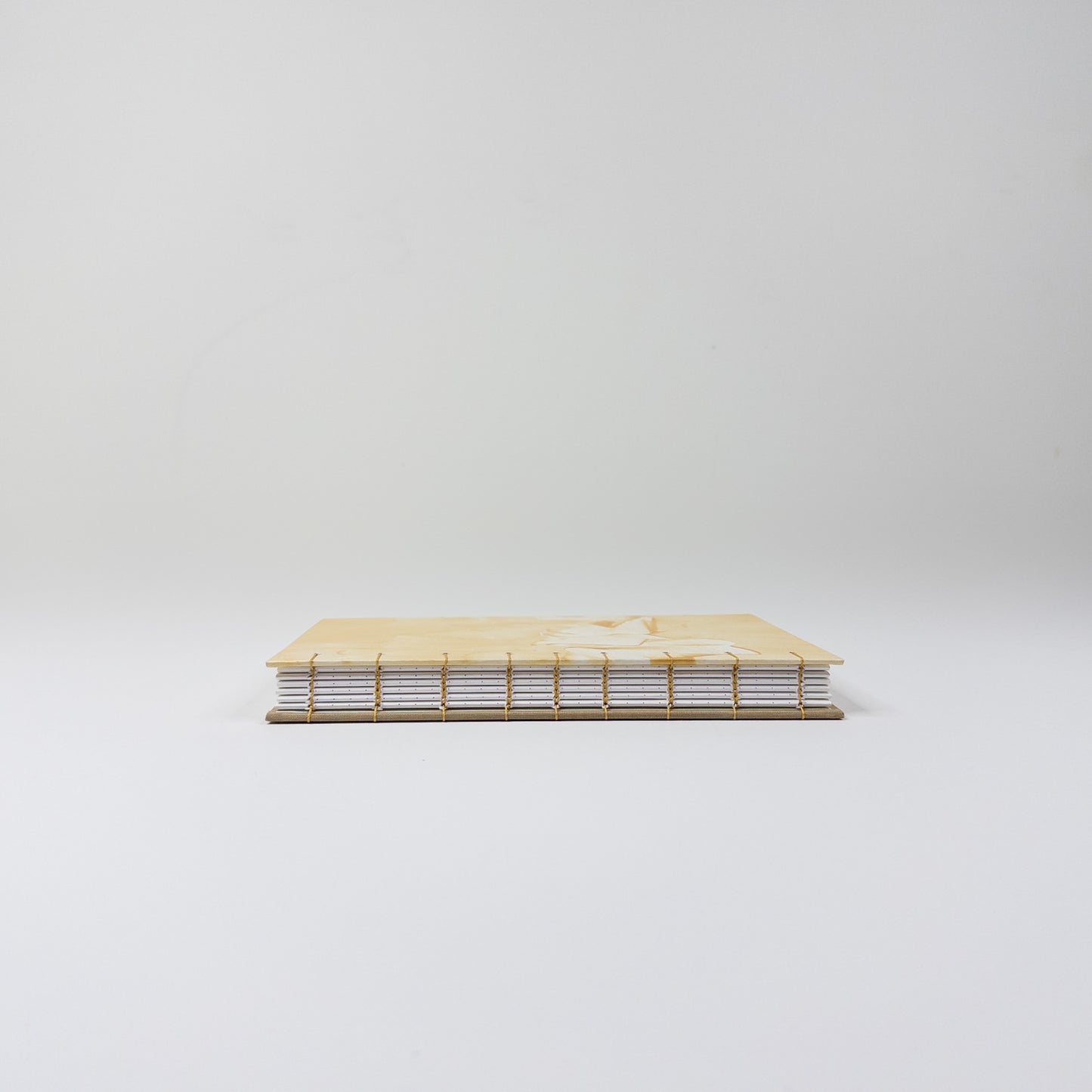 Coptic Stitch Handmade Book - Gold