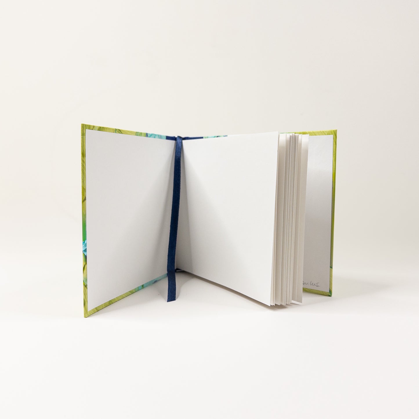 Handmade Casebound Book - Blue and Green