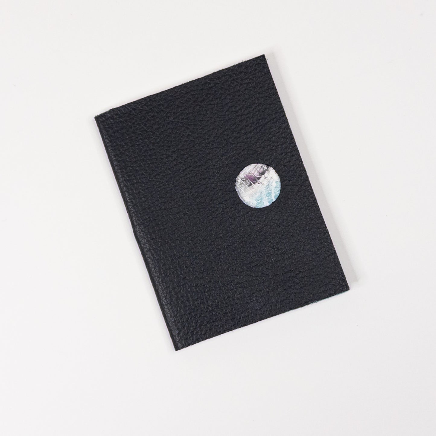 Leather Soft Cover Pamphlet-Style Book - Black