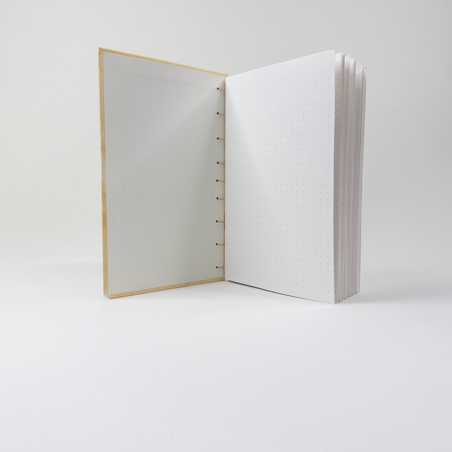 Coptic Stitch Handmade Book - Gold
