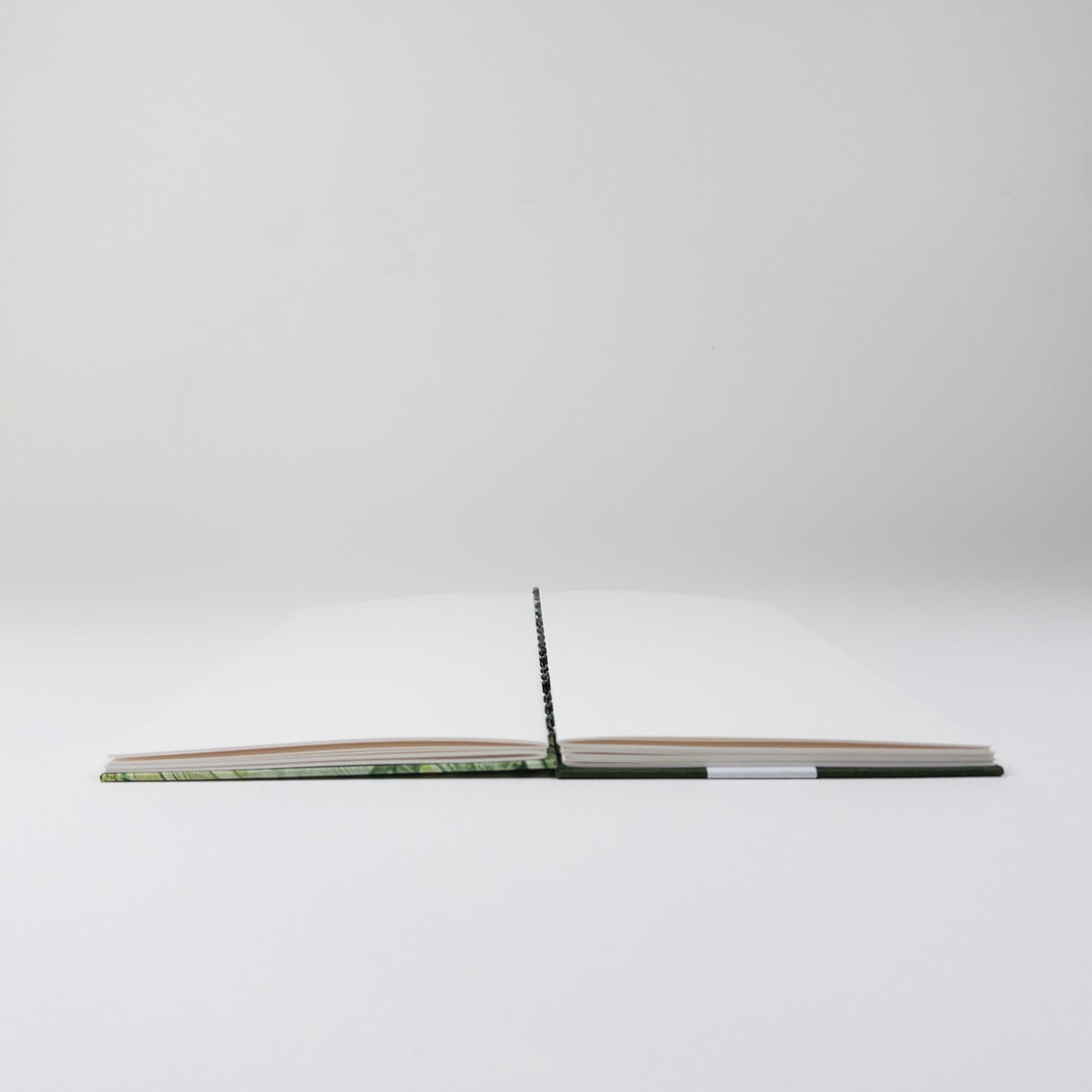 Coptic Stitch Handmade Book - Green