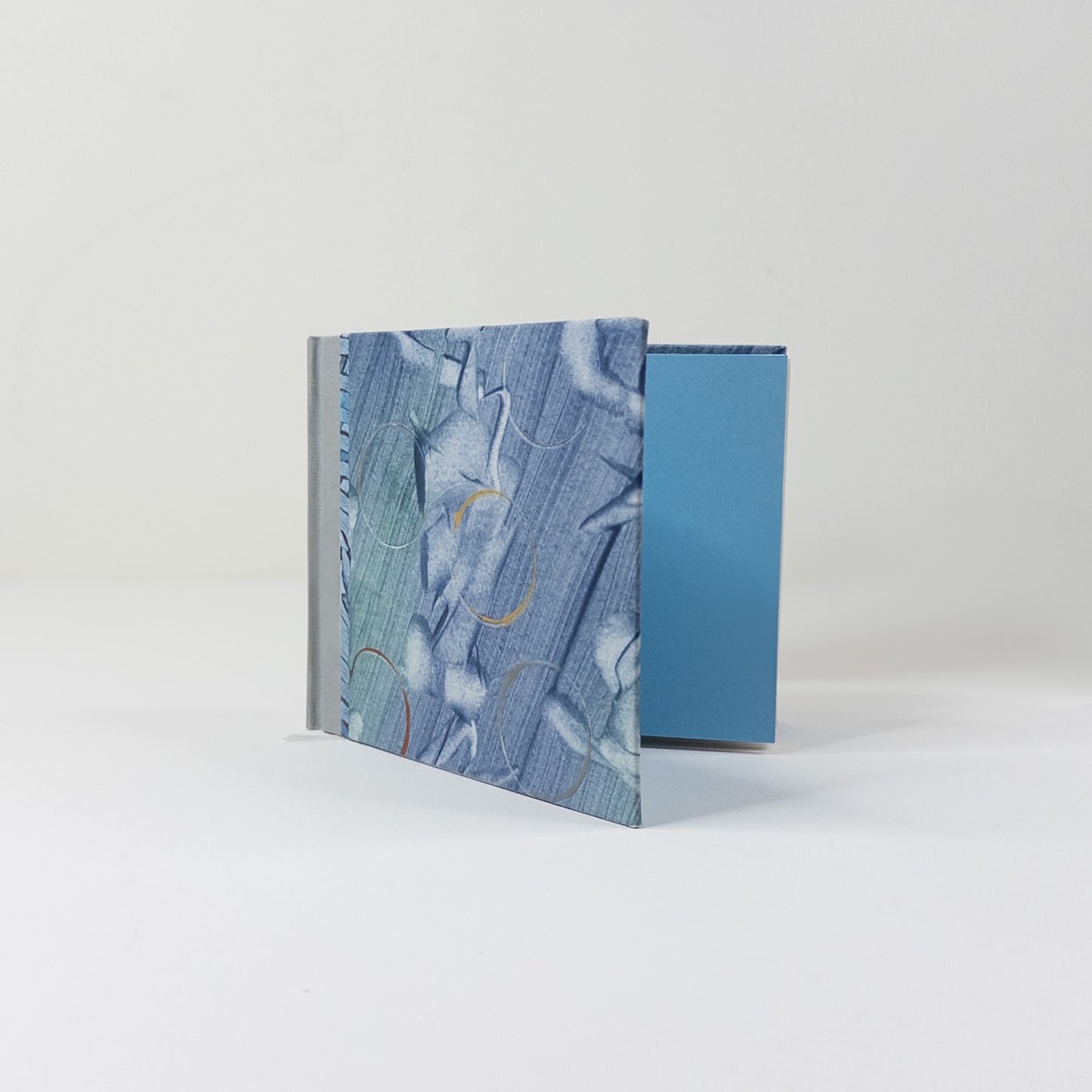 Handmade Casebound Book - Green, Blue, Gold and Copper