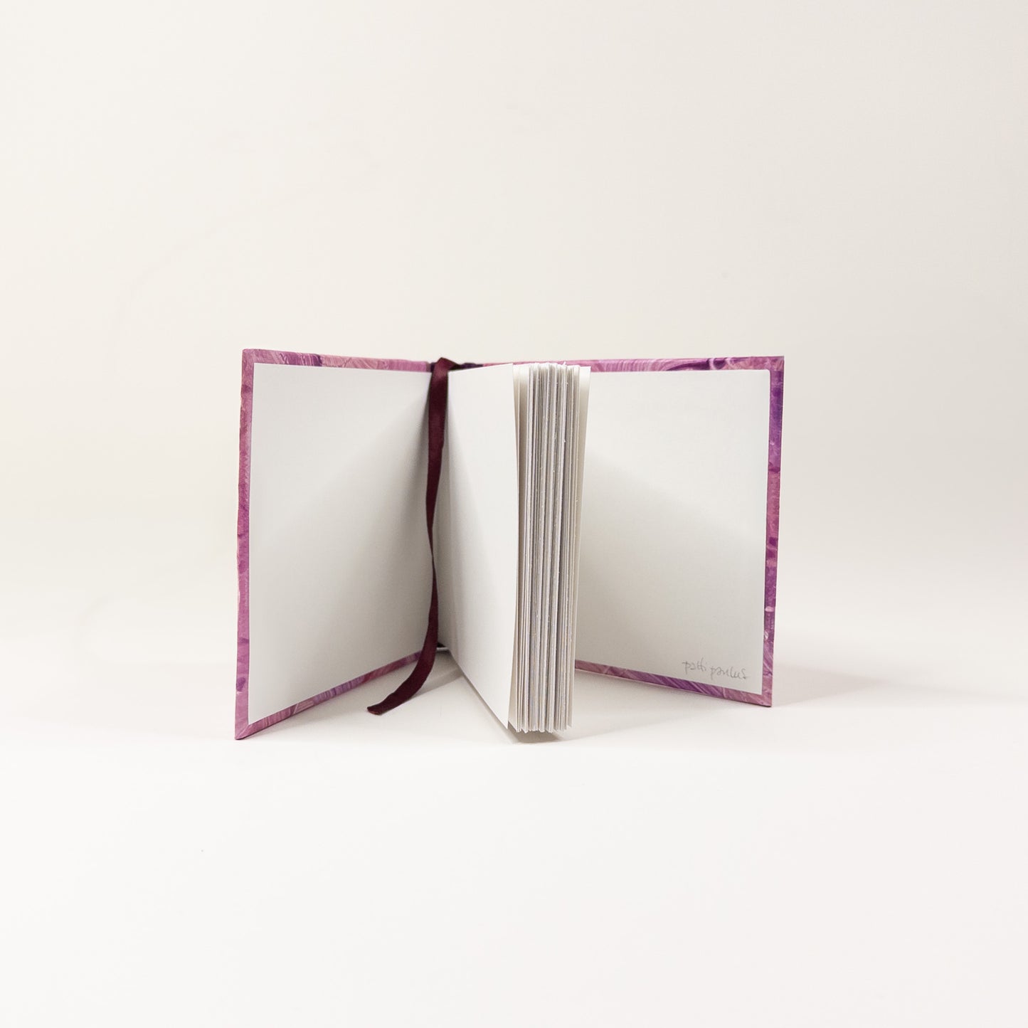 Handmade Casebound Book - Pink and Purple