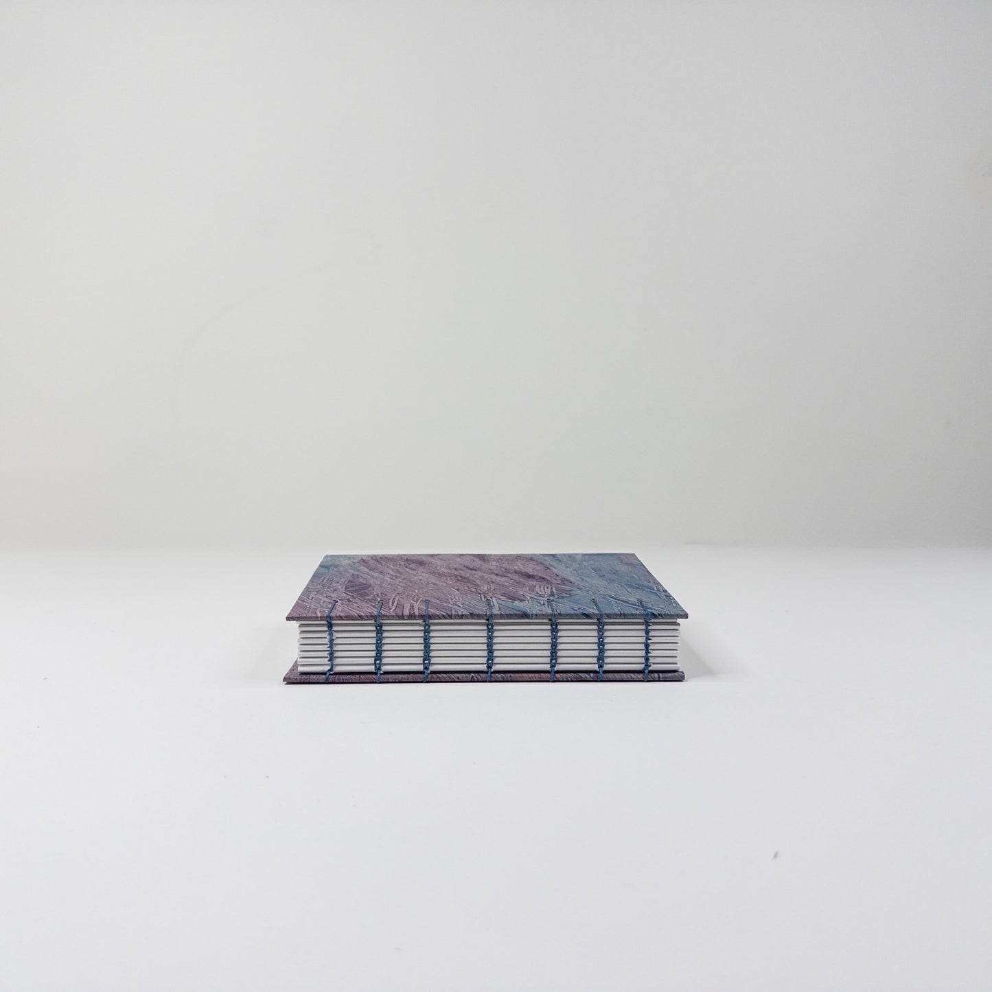 Coptic Stitch Handmade Book - Purple and Blue