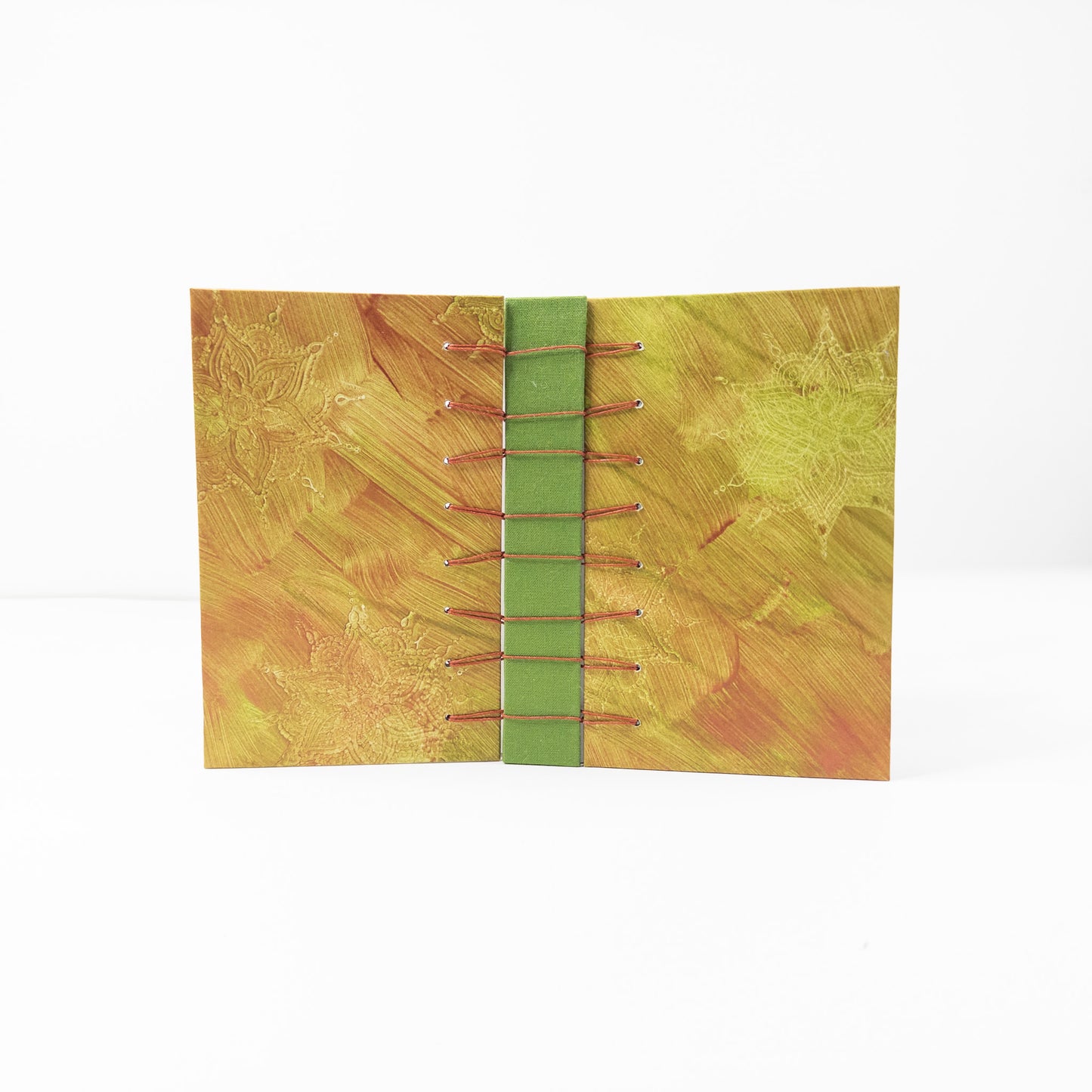 Secret Belgian Hand Bound Book - Copper and Green