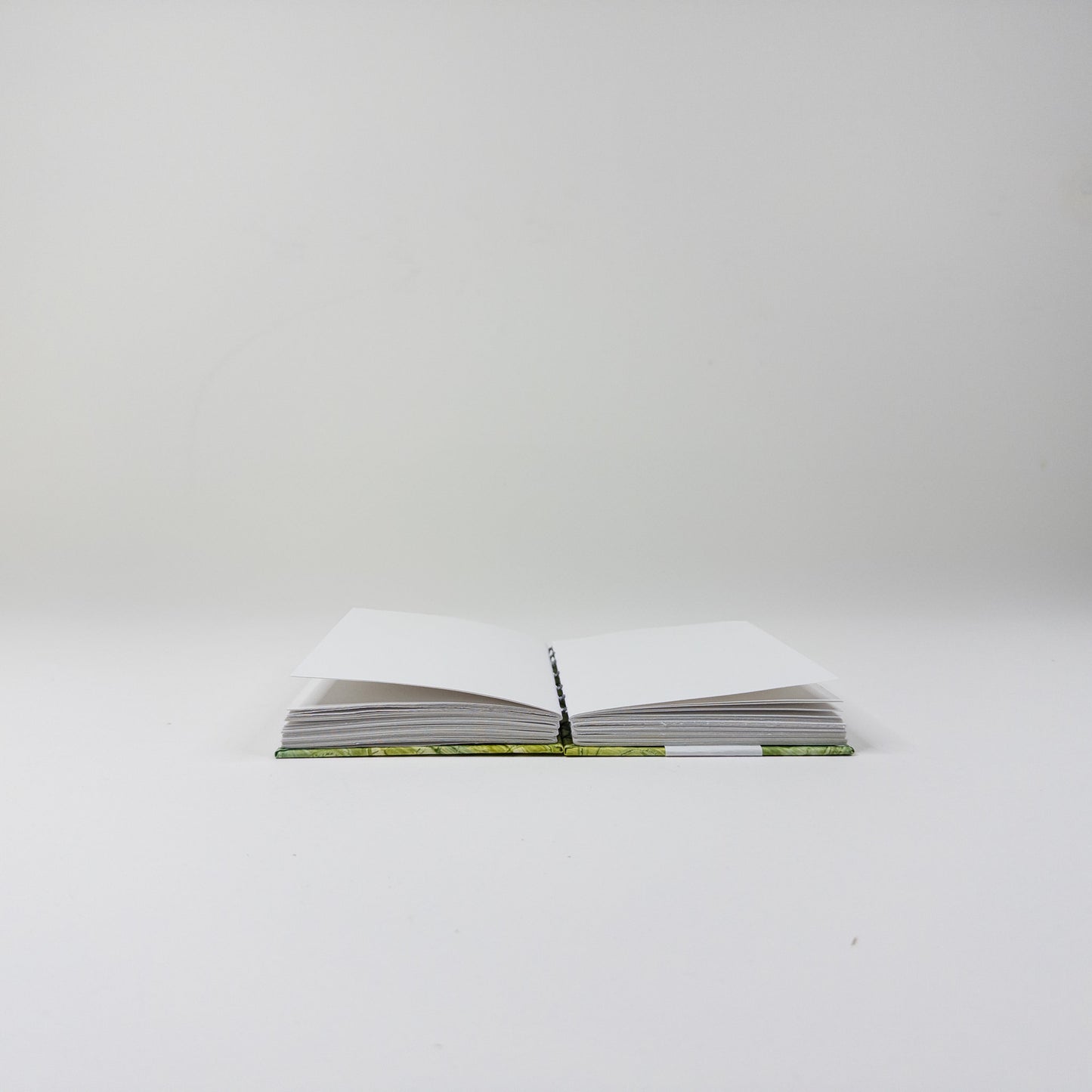 Coptic Stitch Handmade Book - Green and Yellow