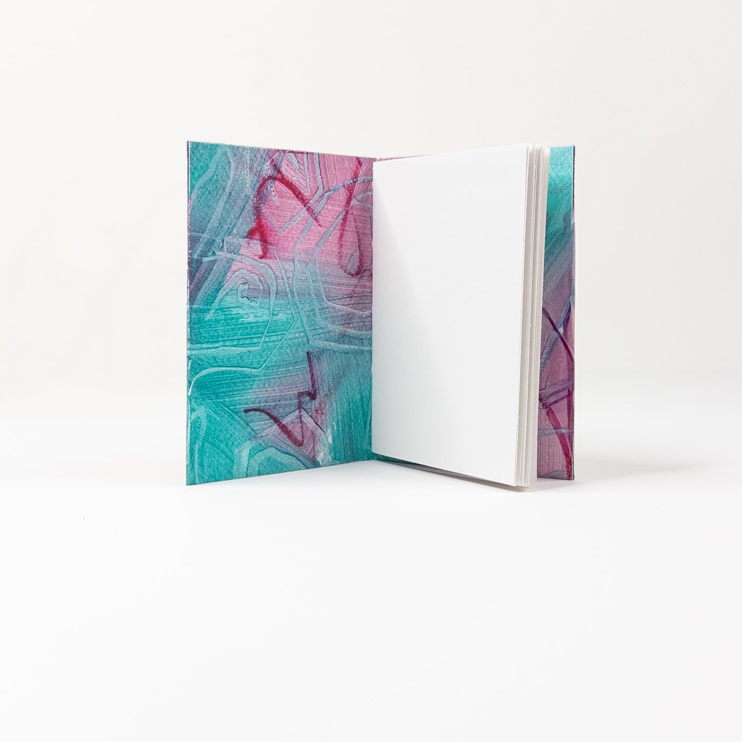 Leather Soft Cover Pamphlet-Style Book - Teal