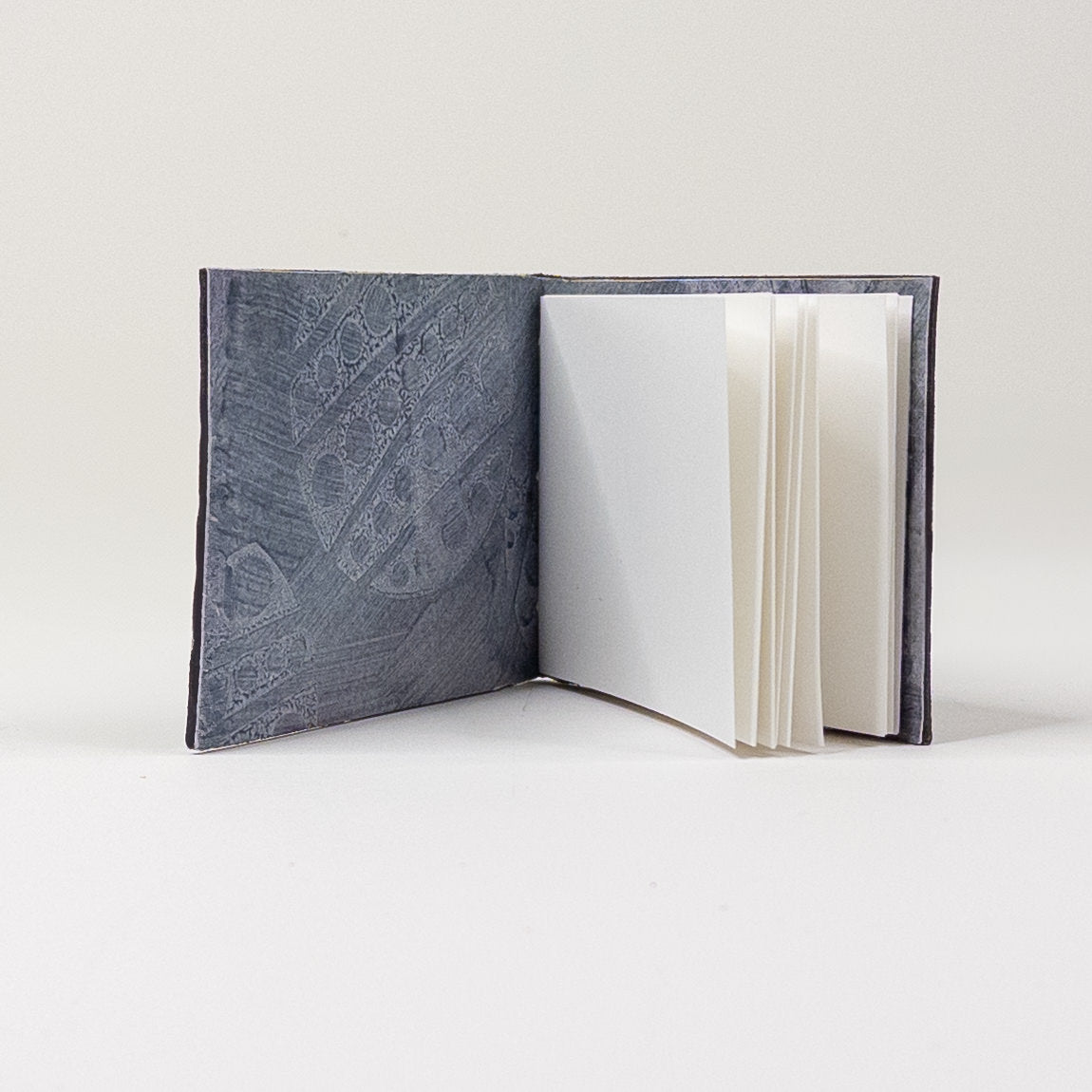 Leather Soft Cover Pamphlet-Style Book - Brown and Gray