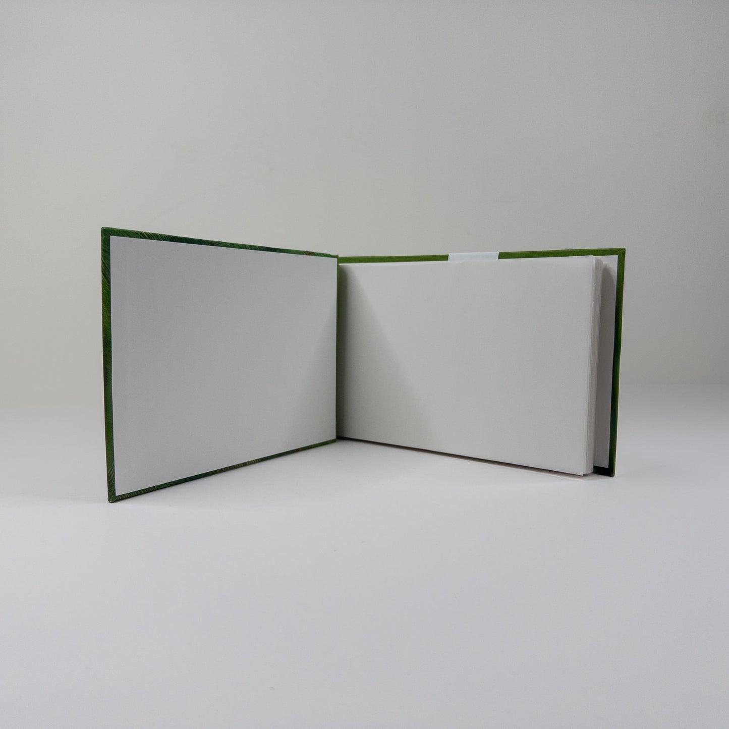 Japanese Stab Binding Handmade Book - Green and Copper