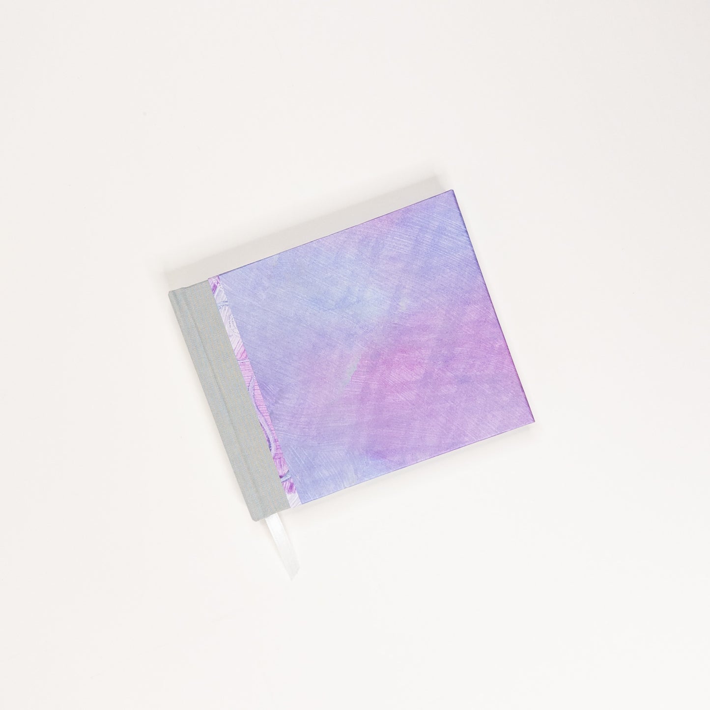 Handmade Casebound Book - Pink, Blue and Silver