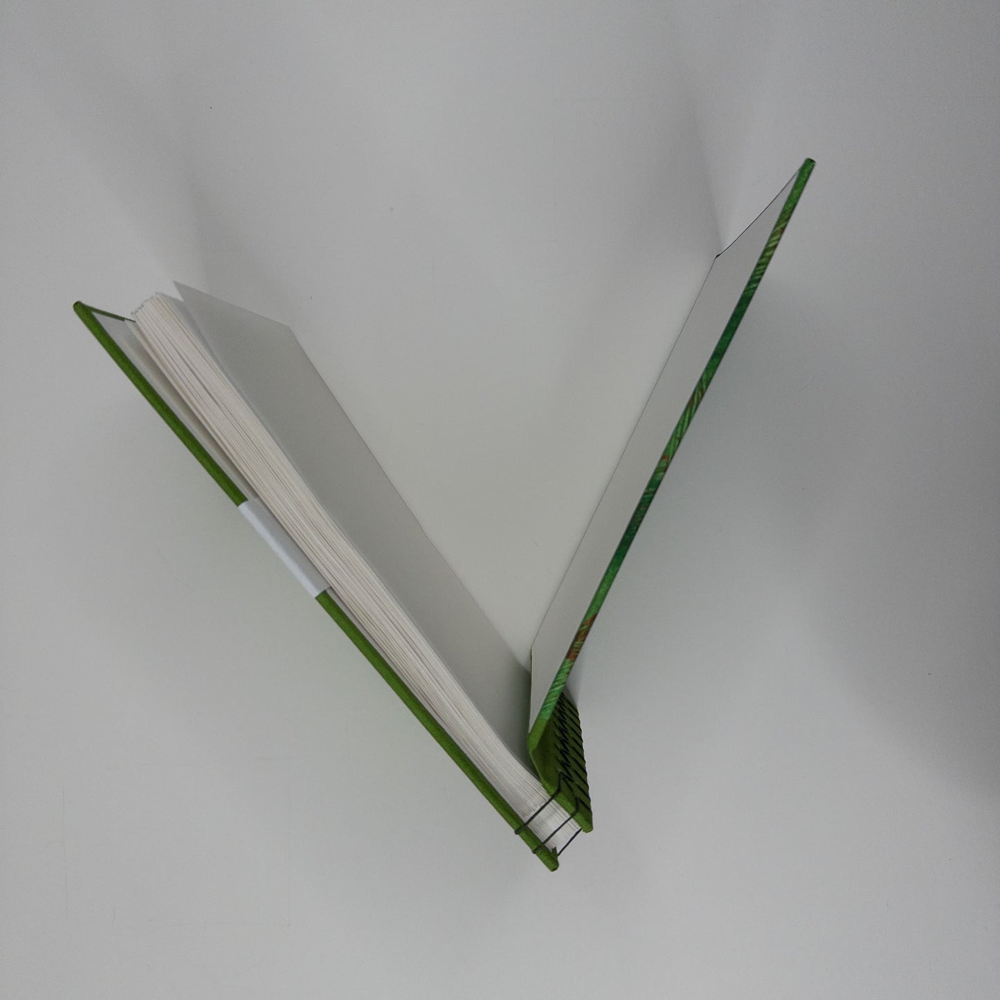 Japanese Stab Binding Handmade Book - Green and Copper