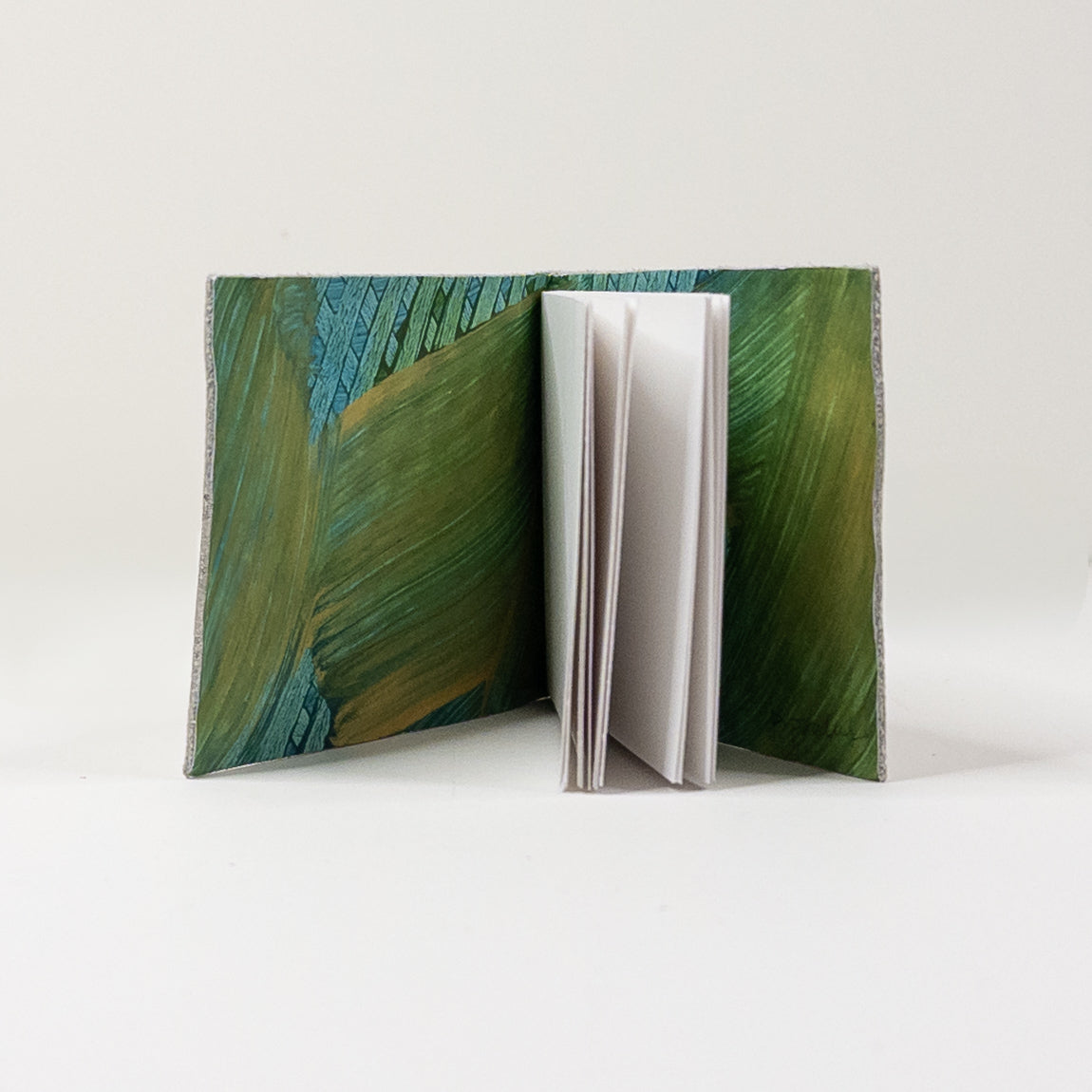 Leather Soft Cover Pamphlet-Style Book - White