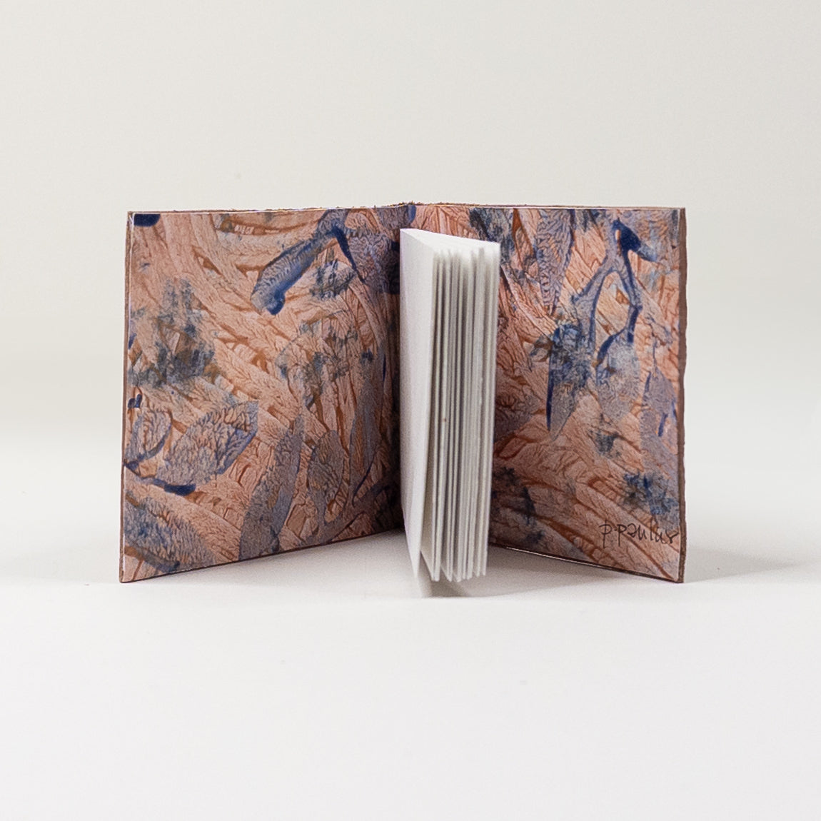 Leather Soft Cover Pamphlet-Style Book - Brown
