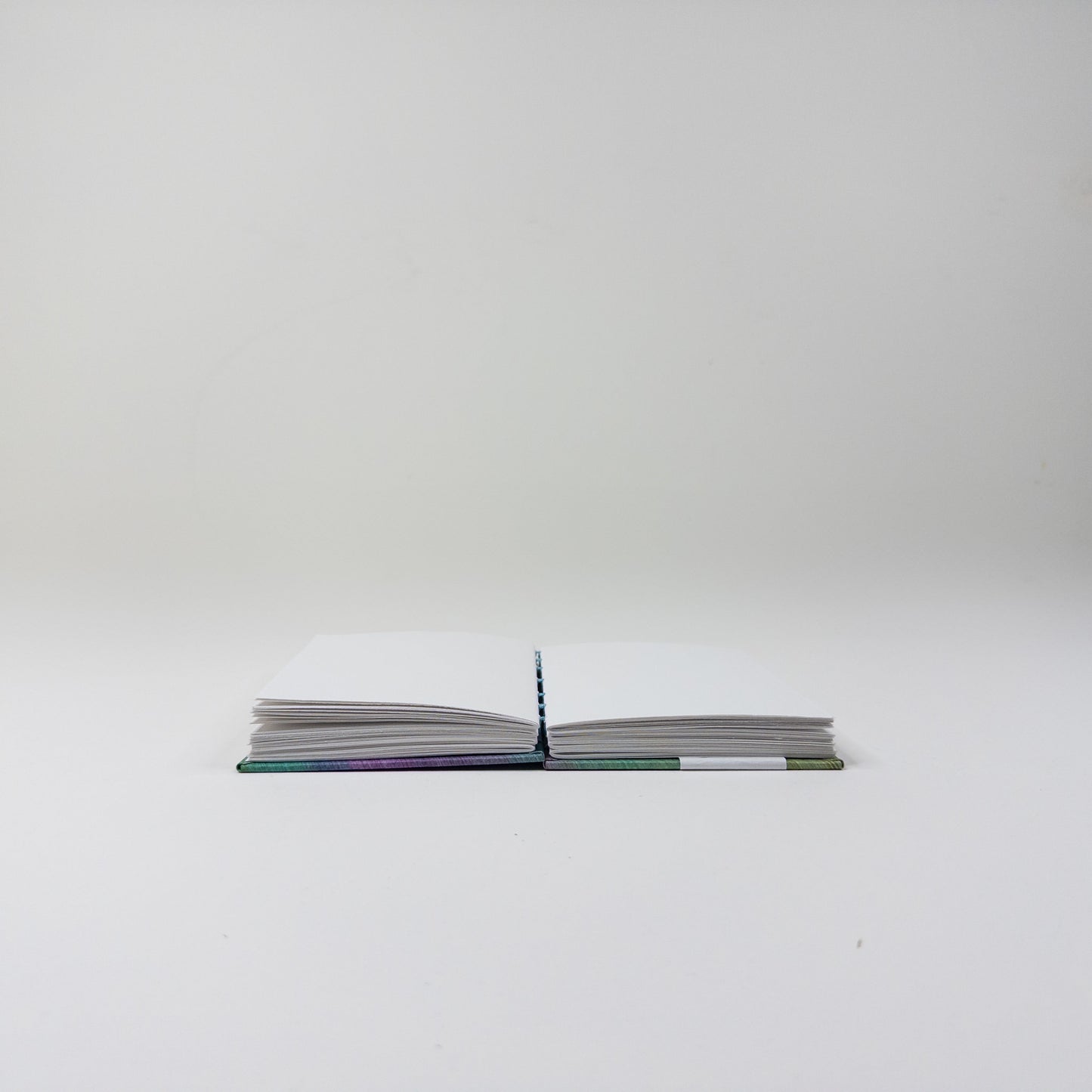 Coptic Stitch Handmade Book - Pink, Green, Purple and Gold