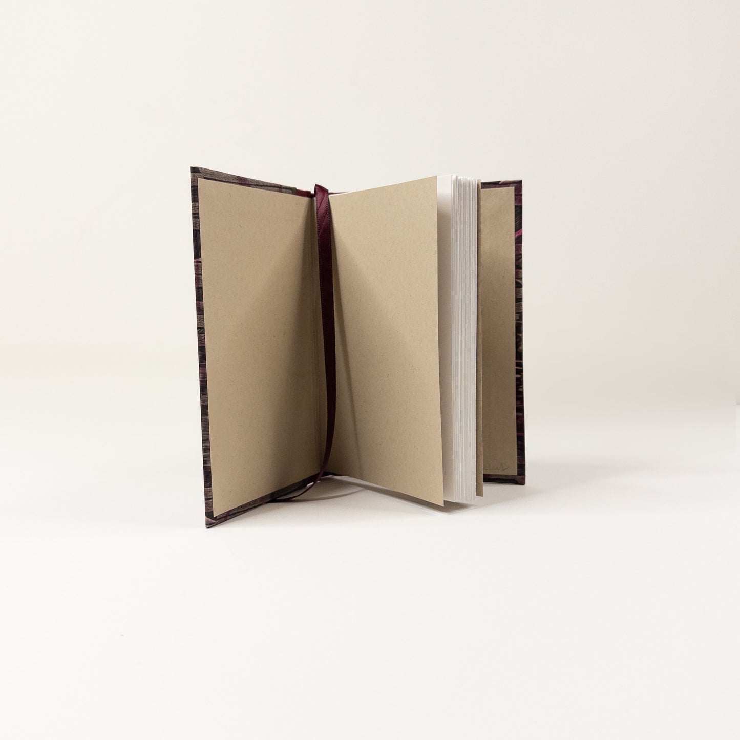 Handmade Casebound Book - Black and Red