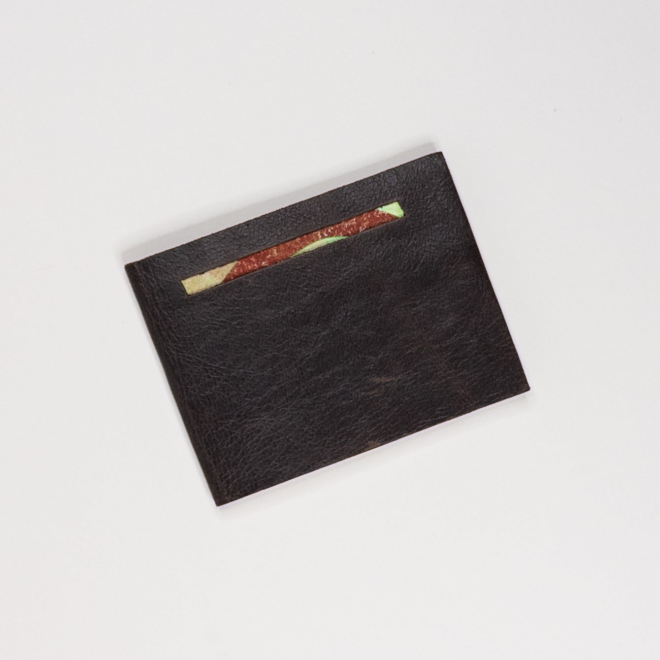 Leather Soft Cover Pamphlet-Style Book - Dark Brown