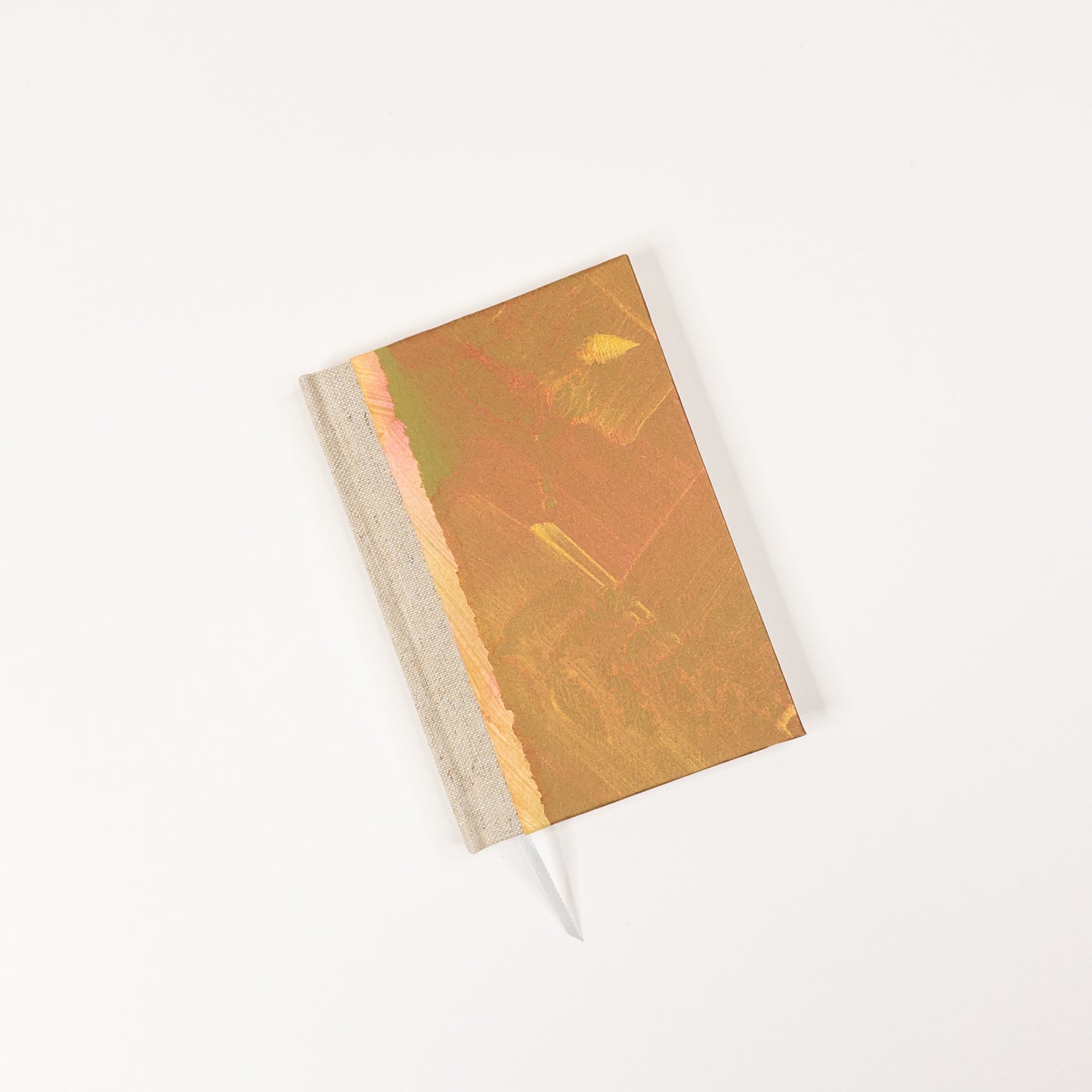 Handmade Casebound Book - Copper, Gold and Green