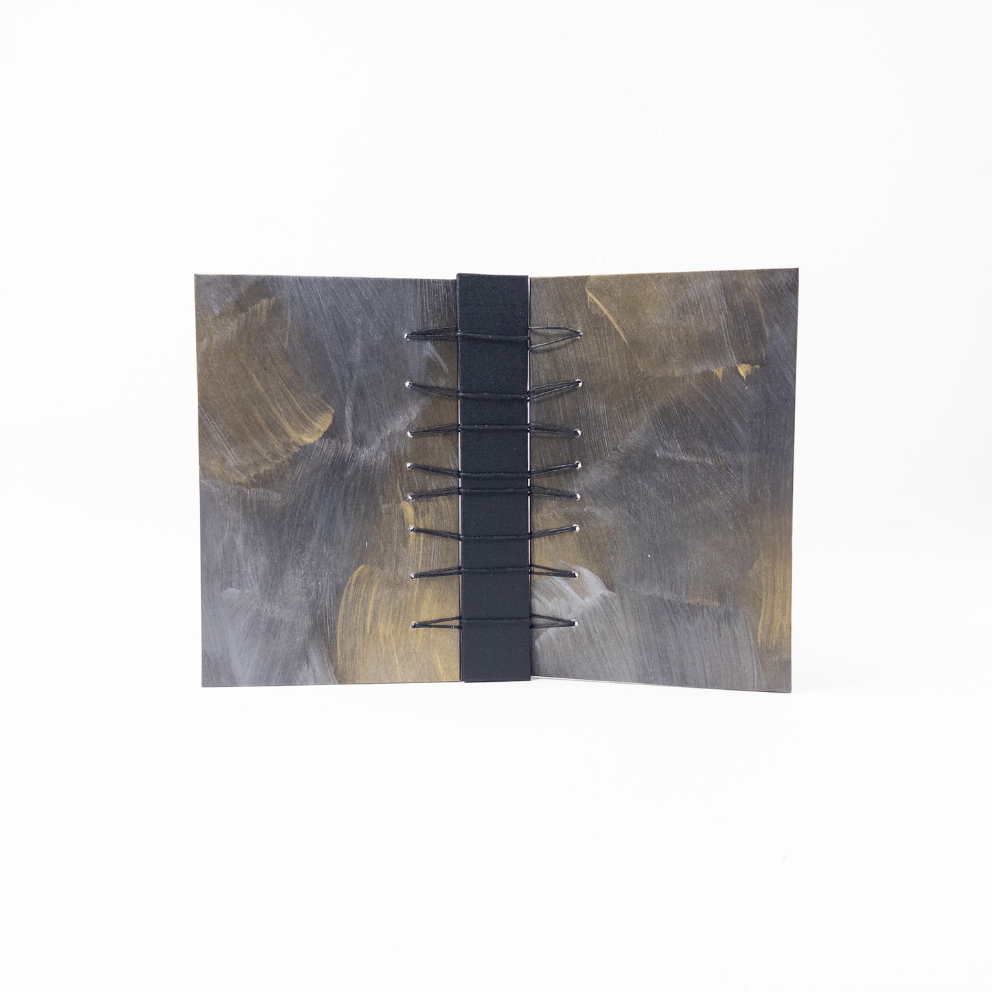 Secret Belgian Hand Bound Book - Gold. Silver and Black