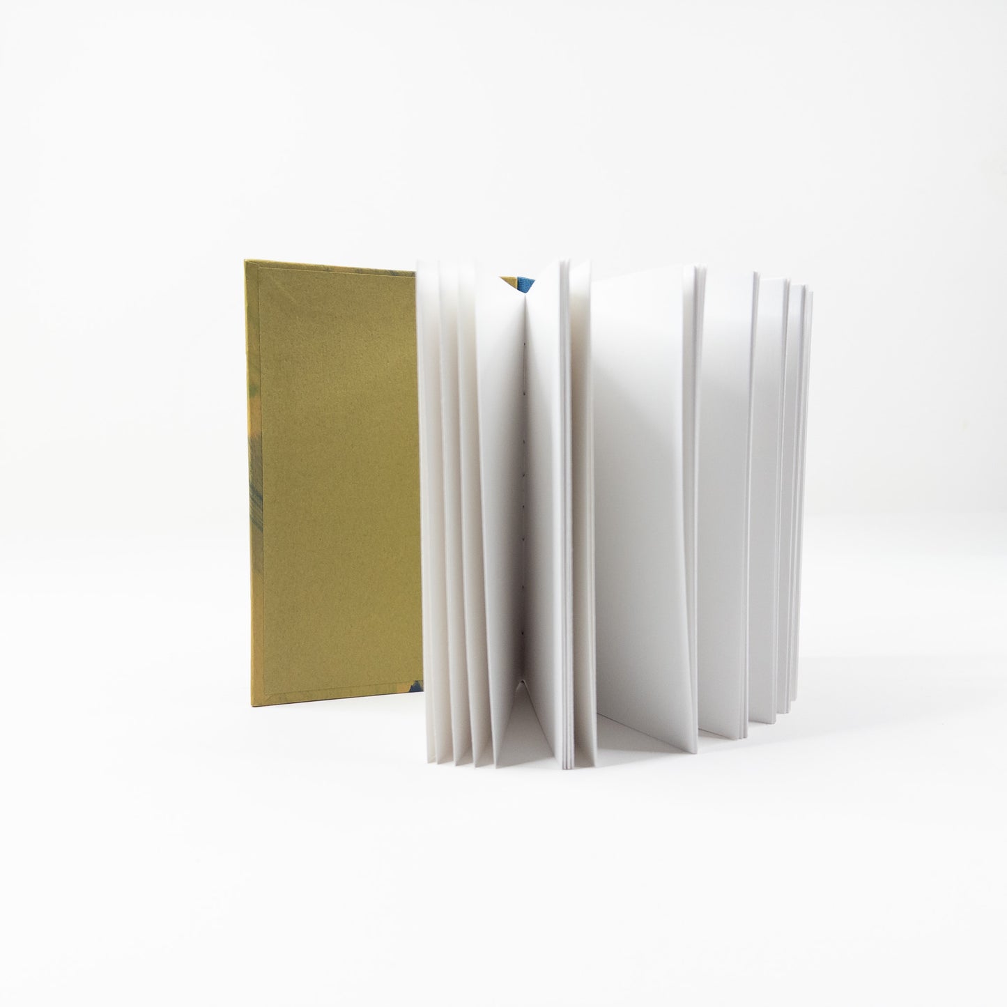 Secret Belgian Hand Bound Book - Copper and Blue
