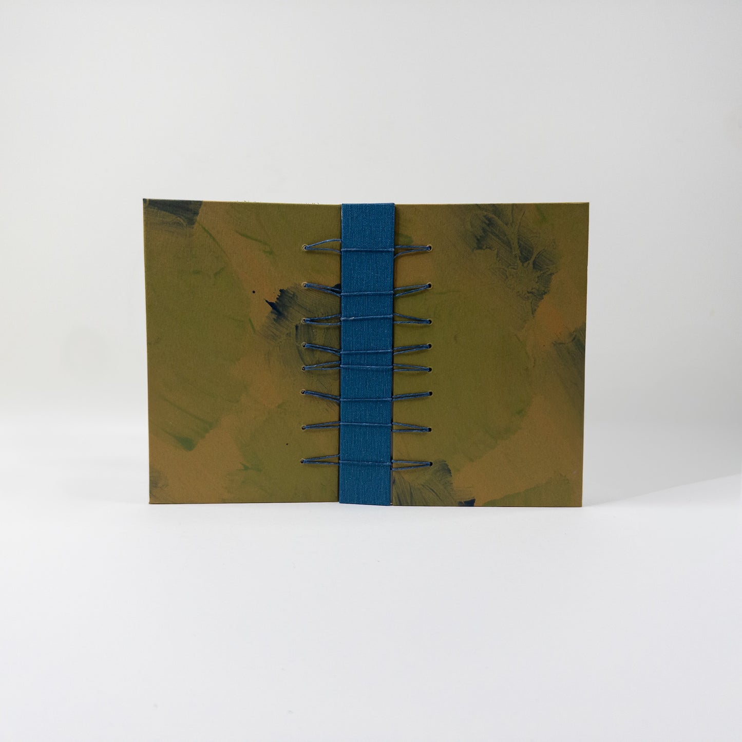 Secret Belgian Hand Bound Book - Copper and Blue