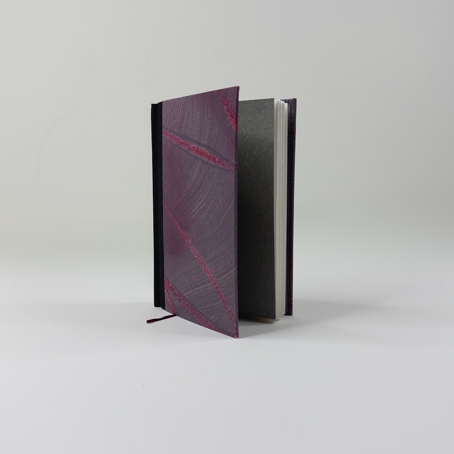Handmade Casebound Book - Gray and Red