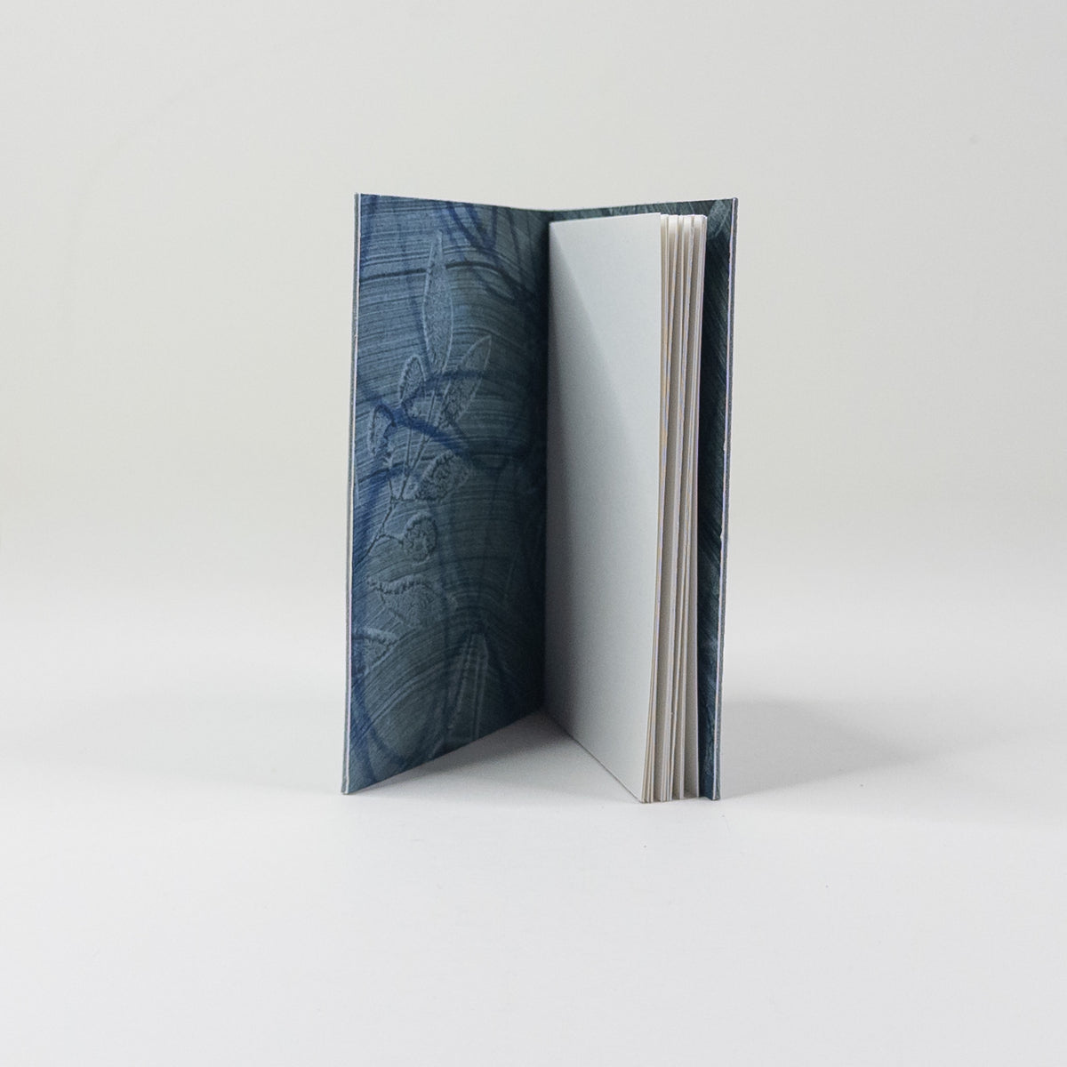 Leather Soft Cover Pamphlet-Style Book - Light Blue