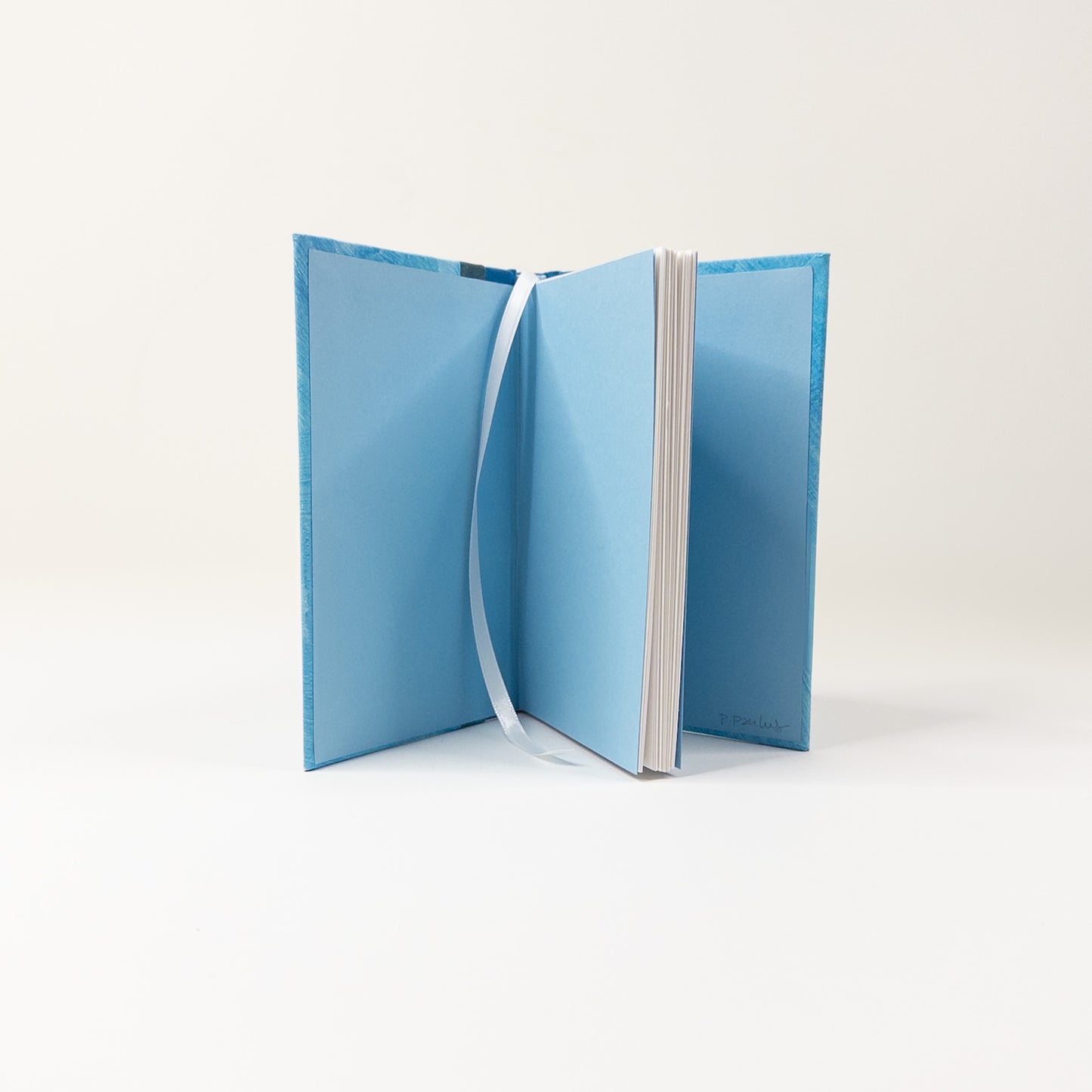 Handmade Casebound Book - Blue and Green