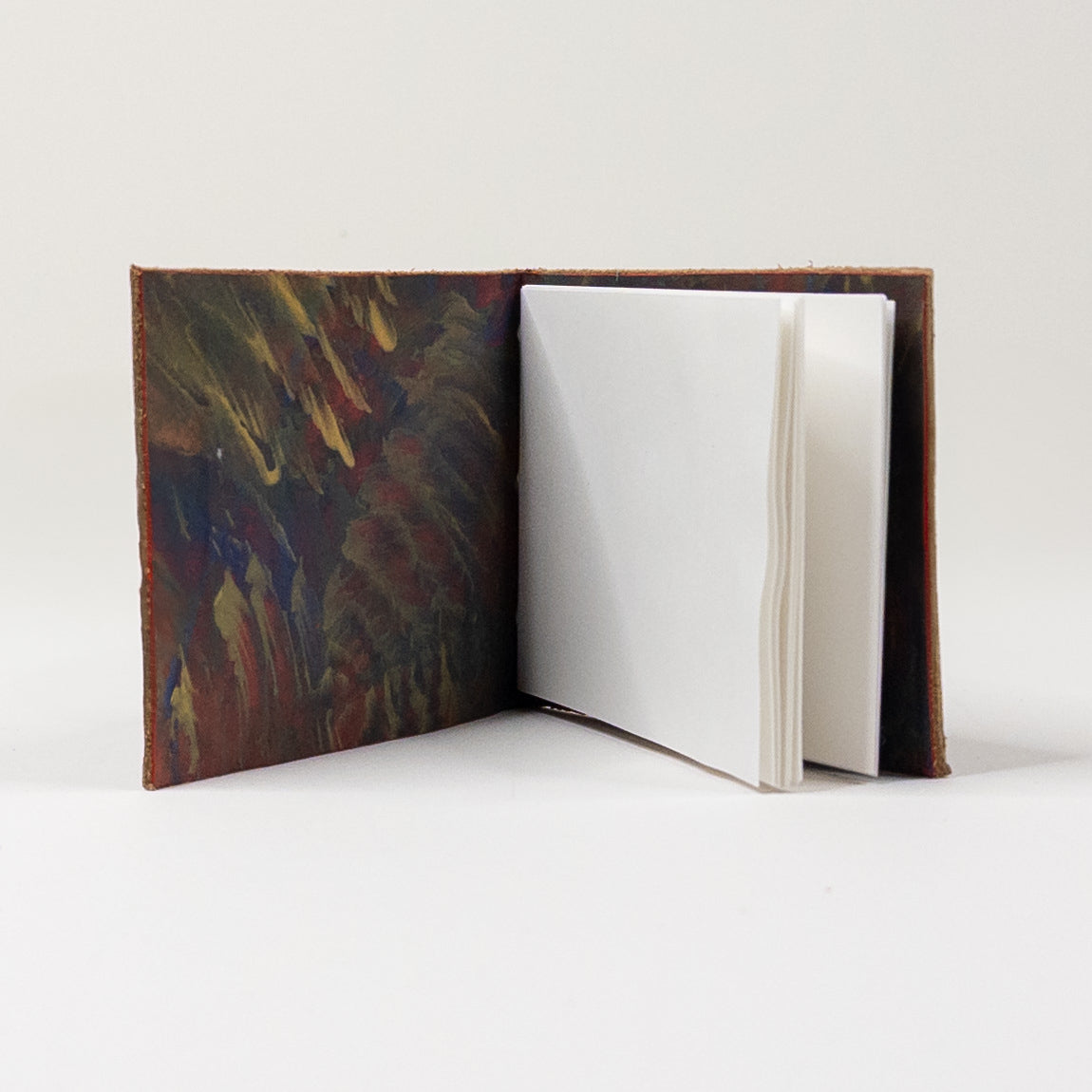 Leather Soft Cover Pamphlet-Style Book - Red