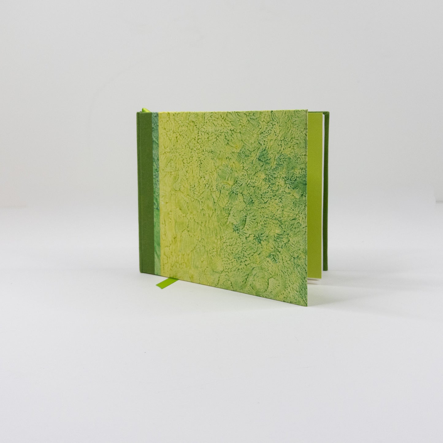 Handmade Casebound Book - Green & Limegreen