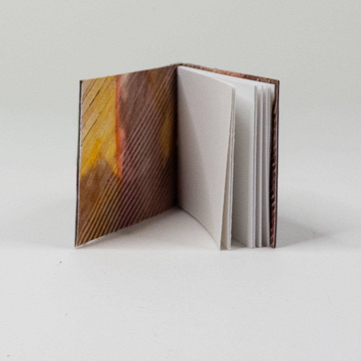 Leather Soft Cover Pamphlet-Style Notebook - Brown