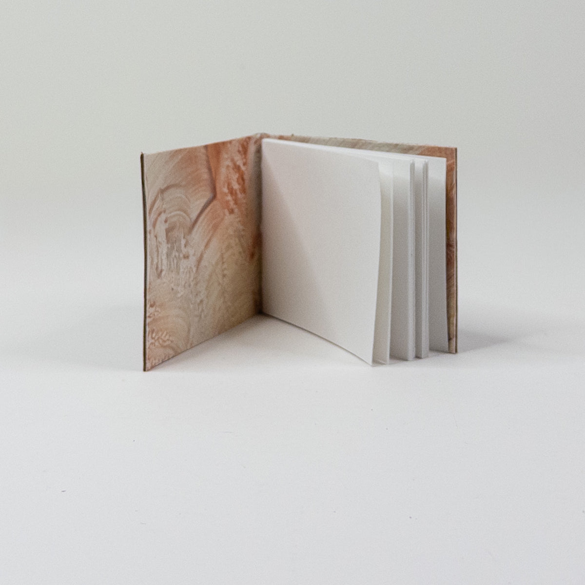 Leather Soft Cover Pamphlet-Style Notebook - Brown
