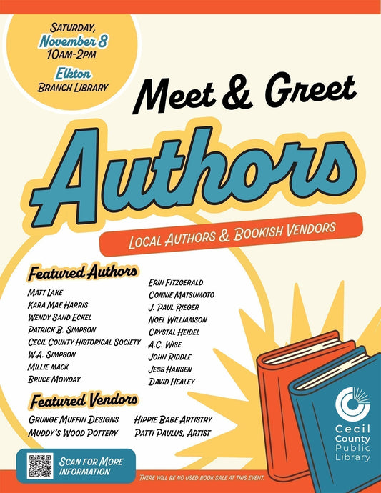 Meet & Greet Local Authors & Vendors