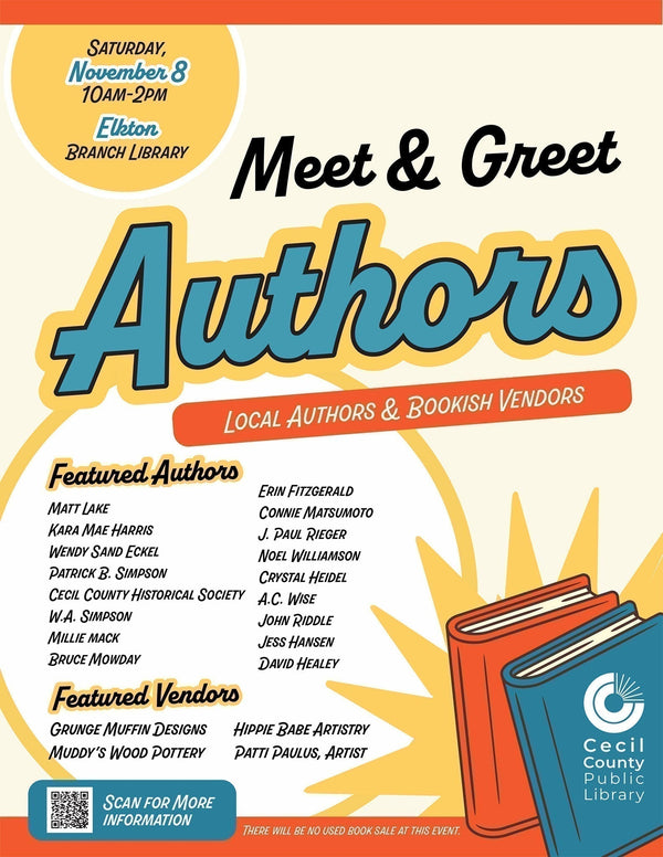 Meet & Greet Local Authors & Vendors
