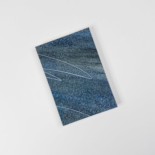 Coptic Stitch Handmade Book - Blue and Black