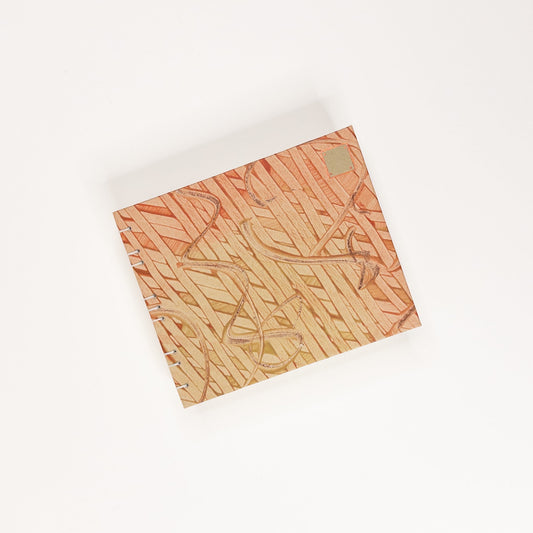 Coptic Stitch Handmade Book - Brown, Orange and Copper