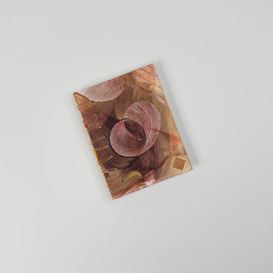 Secret Belgian Hand Bound Book - Gold, Orange and Brown
