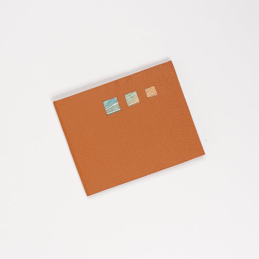 Leather Soft Cover Pamphlet-Style Book - Orange