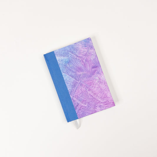 Handmade Casebound Book  - Pink, Blue and Silver