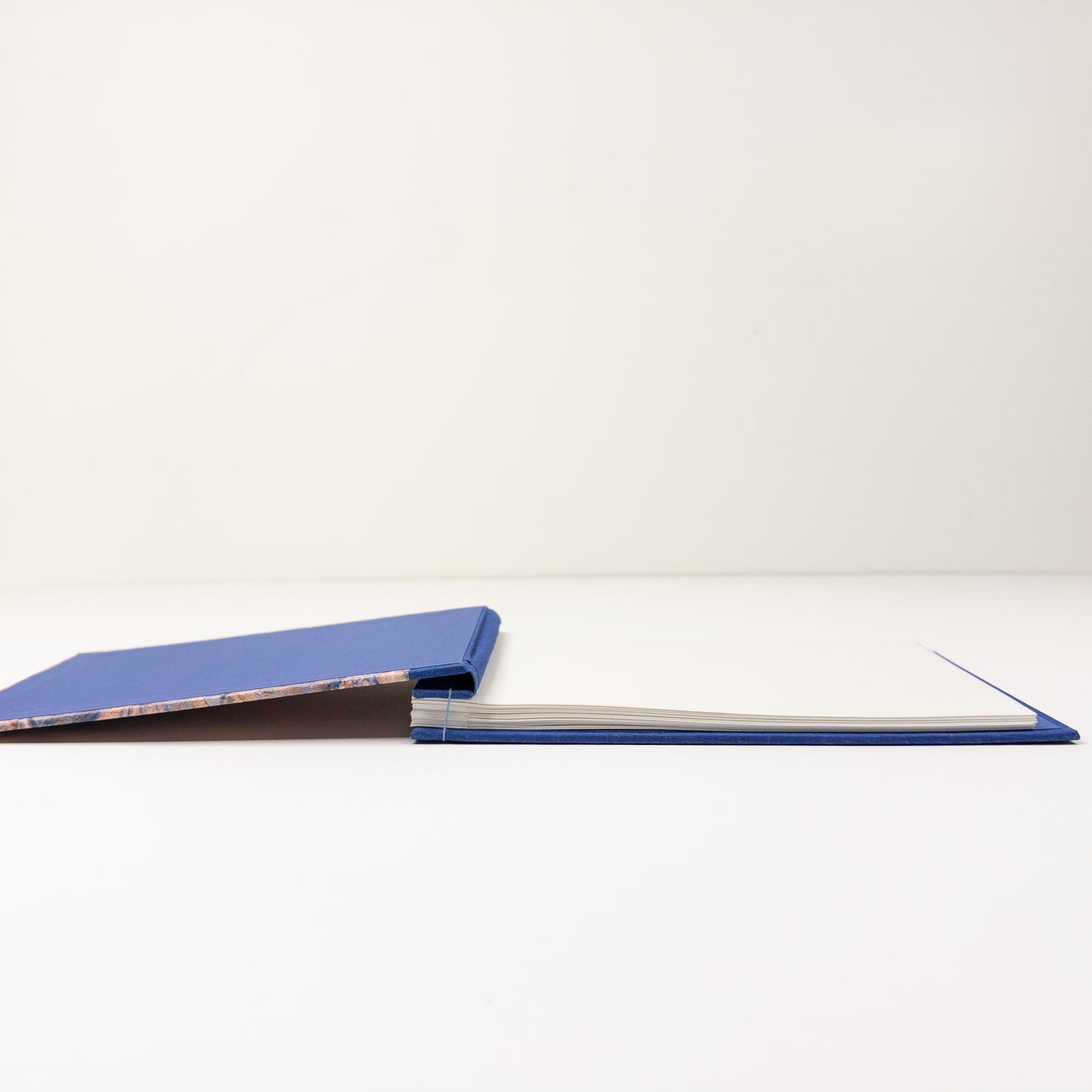 Japanese Stab Binding Handmade Book - Blue and Orange