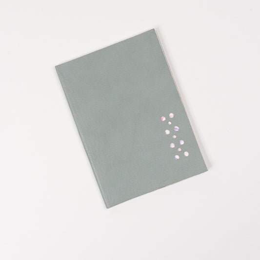 Leather Soft Cover Pamphlet-Style Book - Gray