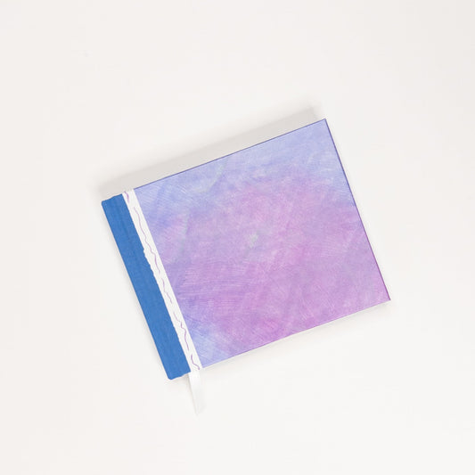 Handmade Casebound Book - Pink, Lavender and Silver